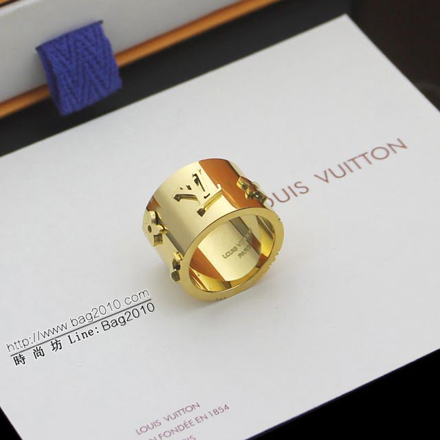 Louis Vuitton新款飾品 路易威登老花字母戒指 LV立體花卉戒指指環  zglv1973